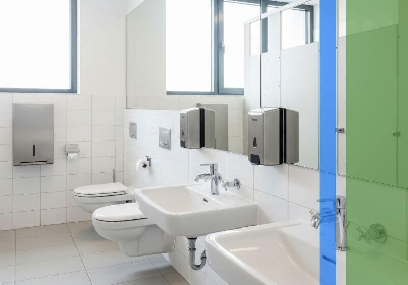 commercial bathroom