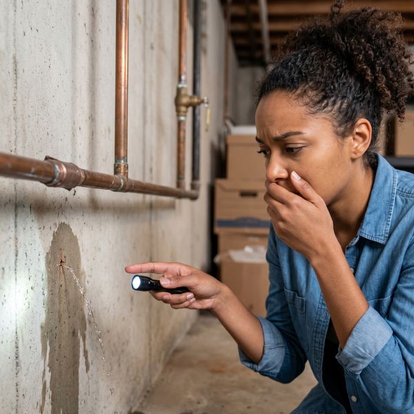 a leak in home