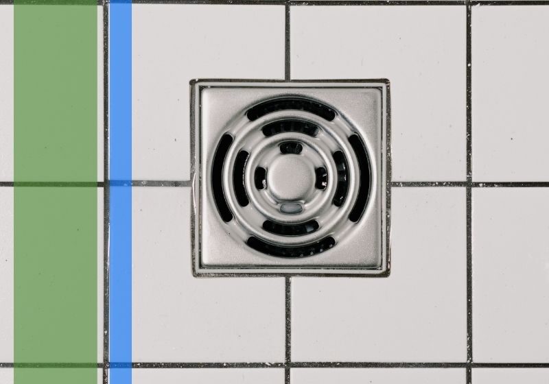 Shower drain.