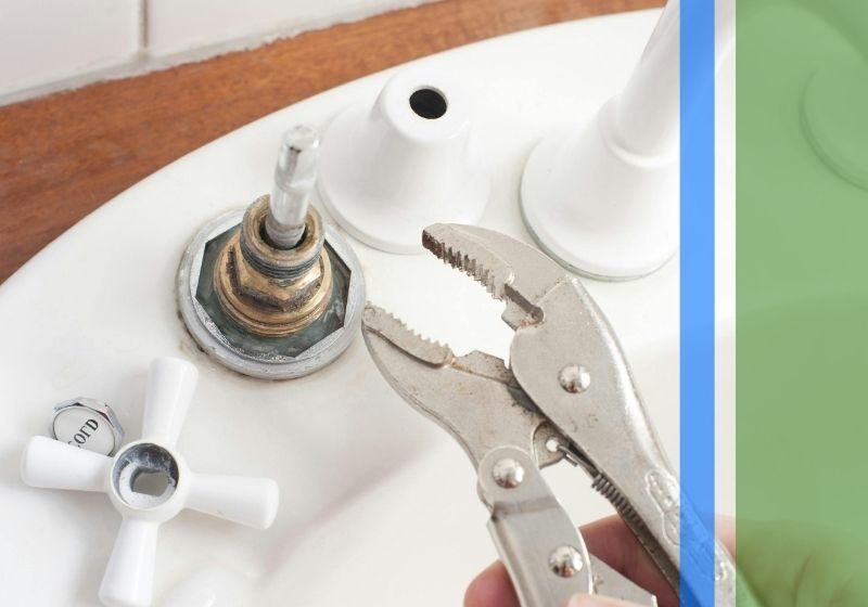 Leaky faucet repair.